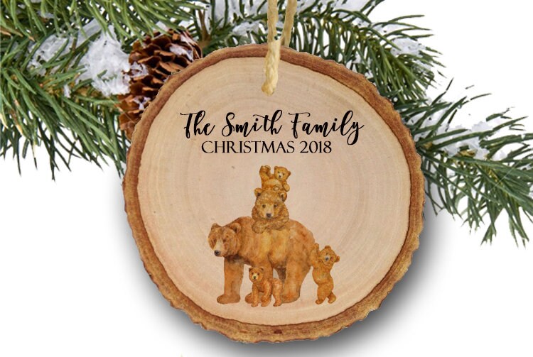 Bear Christmas Ornament - Personalized Gallery