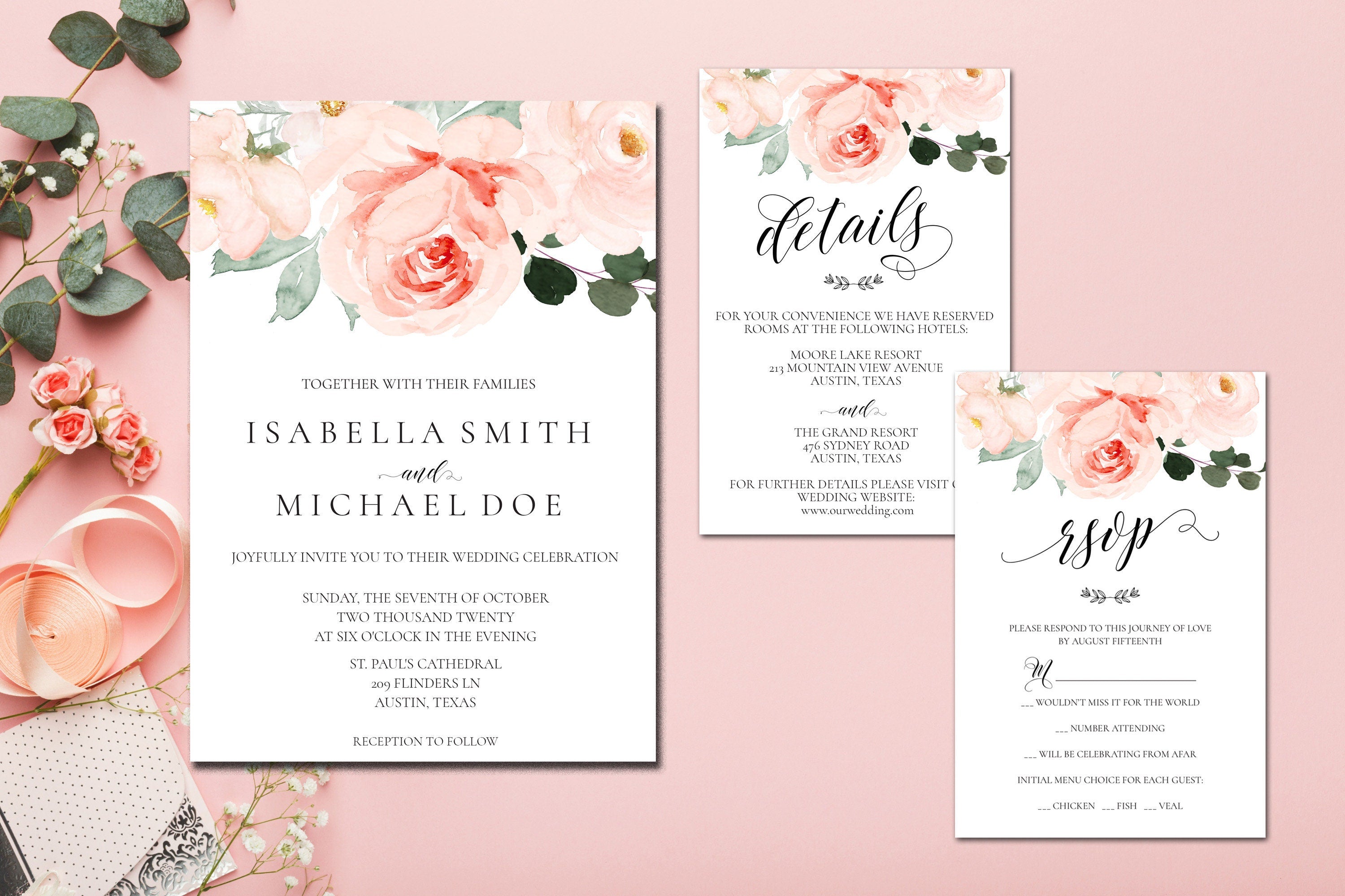 Peach Colour Palette, WeddingDates Blog