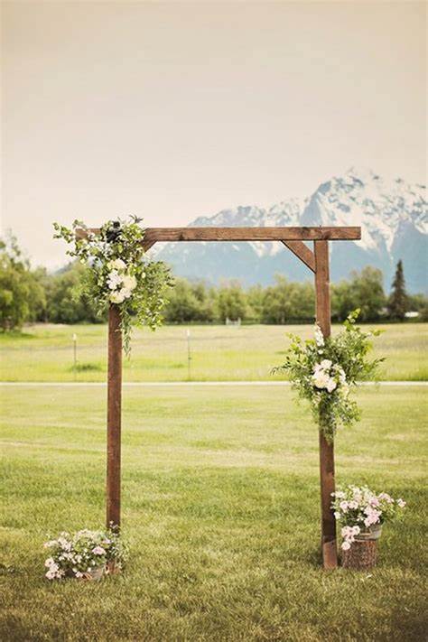 Wooden Wedding Arch (Square)