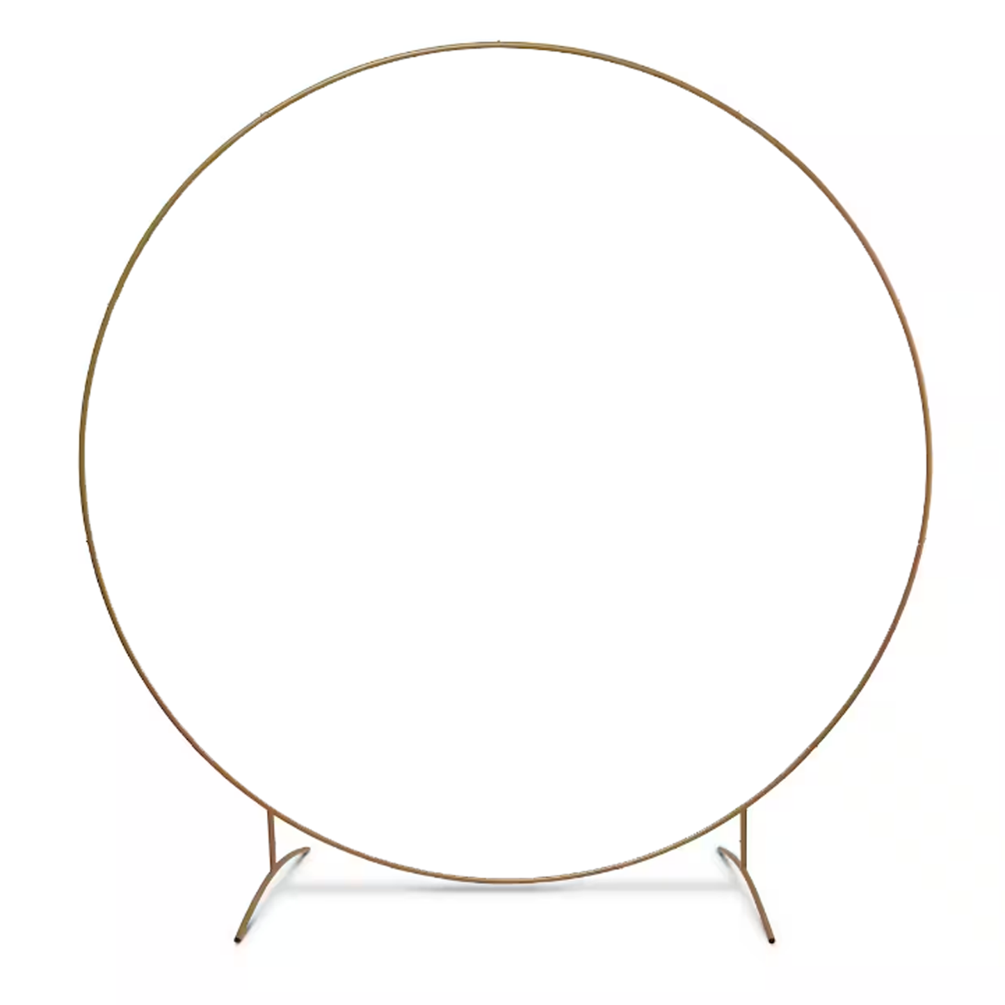 7ft gold circle arch - Rental