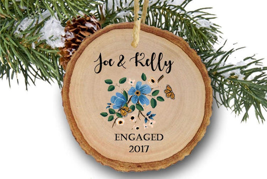 Engagement Ornament Our First Christmas Engaged Ornament Personalized Wedding Ornament Engagement Christmas Ornament 1st Engaged Christmas