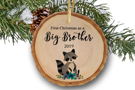 New Big Brother Ornament Big Sister Ornament 2nd Second Child New Baby Brother Gift Going to Be a Big Brother Sister Ornament Little Sister