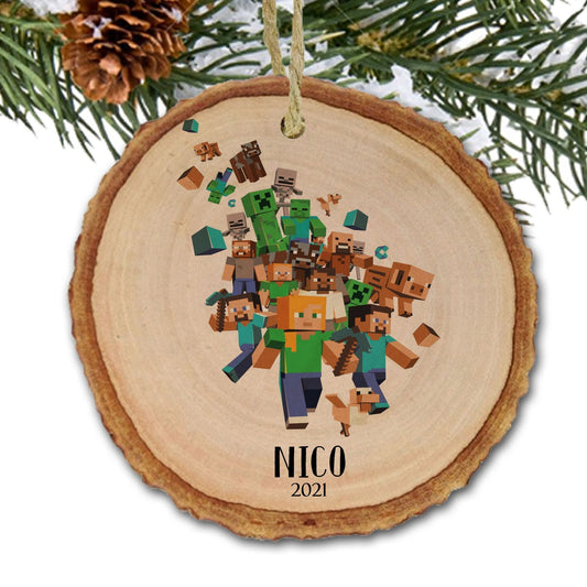 Personalized Christmas ornaments,  inspired ornament, Name Ornament, Personalized Ornament, Toys, wood slice ornament