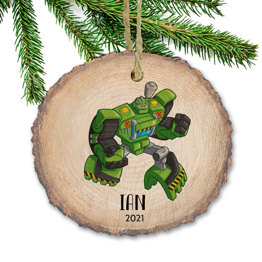 Personalized Christmas ornaments, Boulder inspired ornament, Name Ornament, Personalized Ornament, Toys, Transformer inspired ornament