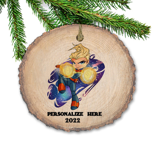 Personalized Christmas ornaments, Captain Superhero, Toy, Name Ornament, Personalized Name Ornament, Toys