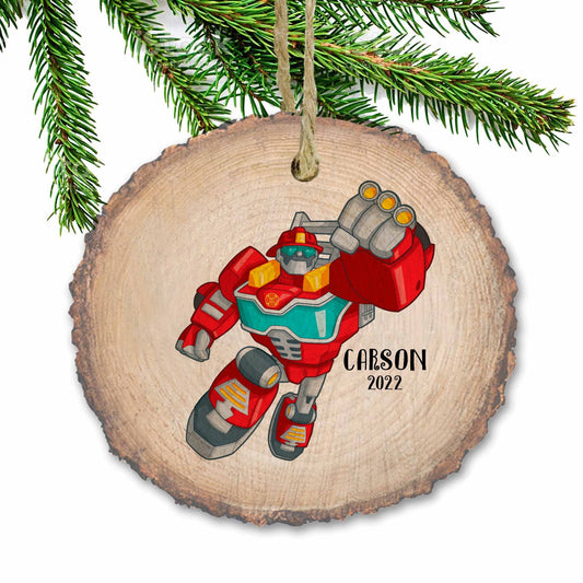 Personalized Christmas ornaments, Heatwave inspired ornament, Name Ornament, Personalized Ornament, Toys, Transformer inspired ornament