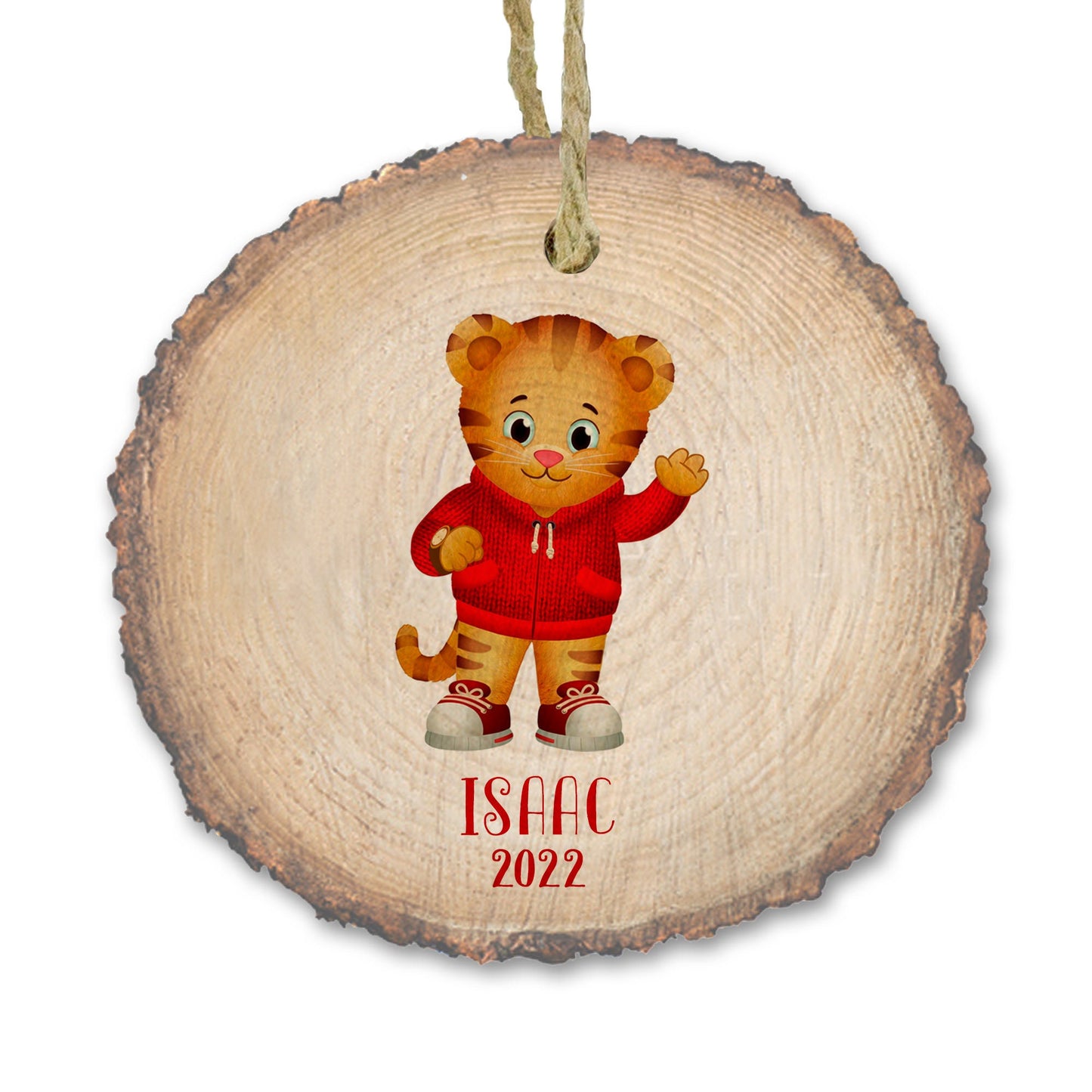 Personalized Daniel Tiger Christmas ornament, Kids Christmas ornament, cartoon, Stocking stuffer