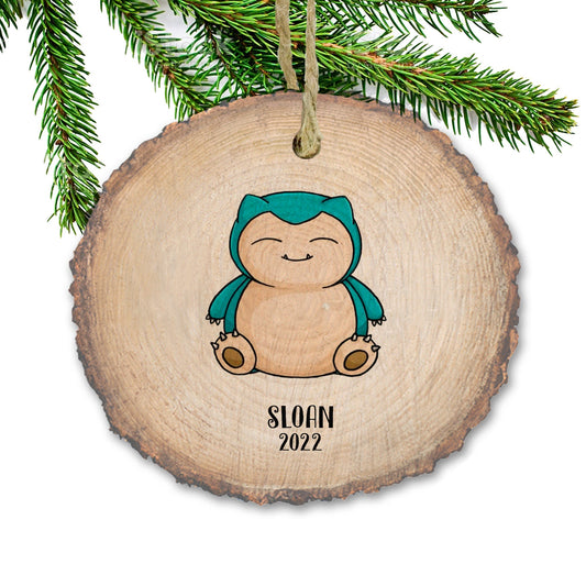 Personalized Christmas ornaments, Snorlax, Name Ornament, Personalized Ornament, Toys